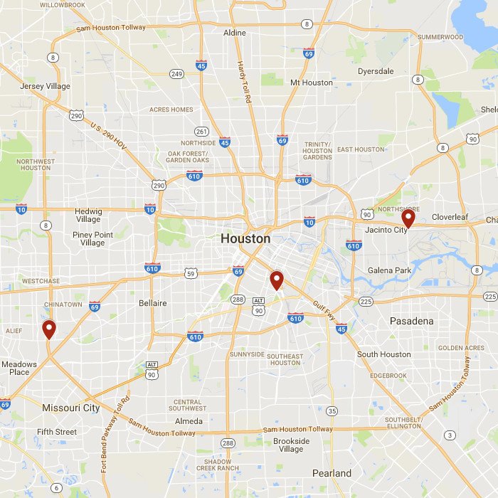 Houston Car Accident Map Most Dangerous Intersections Tylka Law Firm