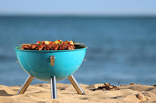 A BBQ on Galveston Beaches